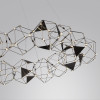 5087/68L L-VISION ODL25 505 черный хром/металл Люстра LED 68W 4000K 3740Лм TRELLIS