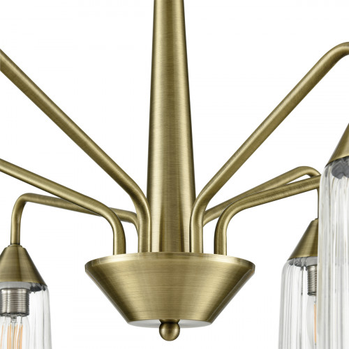 Люстра 6584/6C Lumion Бронза, прозрачный