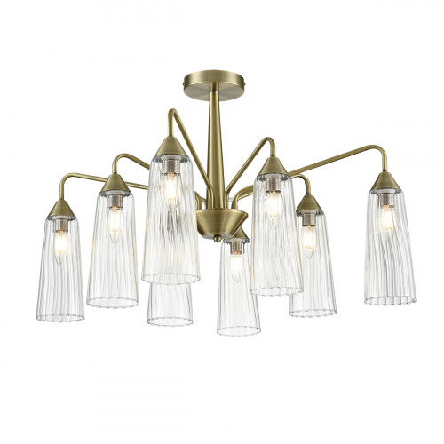 Люстра 6584/8C Lumion Бронза, прозрачный