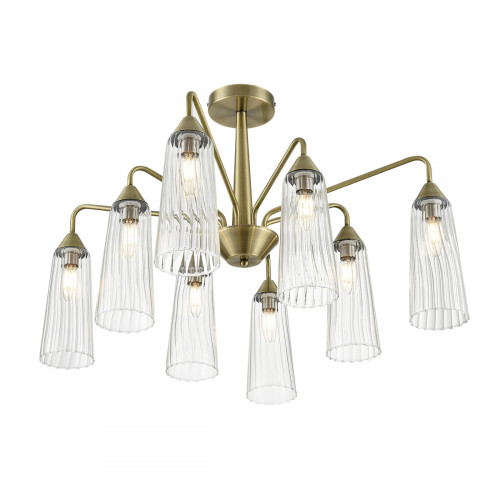 Люстра 6584/8C Lumion Бронза, прозрачный