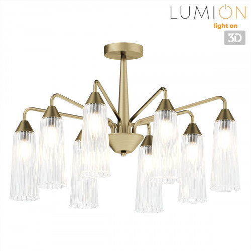 Люстра 6584/8C Lumion Бронза, прозрачный