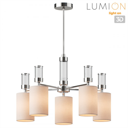 Люстра 6585/5 Lumion Хром, бежевый