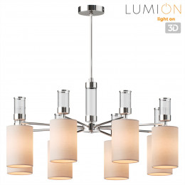 Люстра 6585/8 Lumion Хром, бежевый