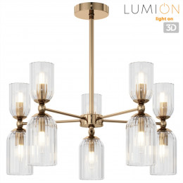 Люстра 6586/10 Lumion Золото, прозрачный