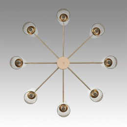 6586/16 MODERNI LN25 89 золото/прозрачный, металл/стекло Люстра подвесная E14 16*40W 220V KASSIA