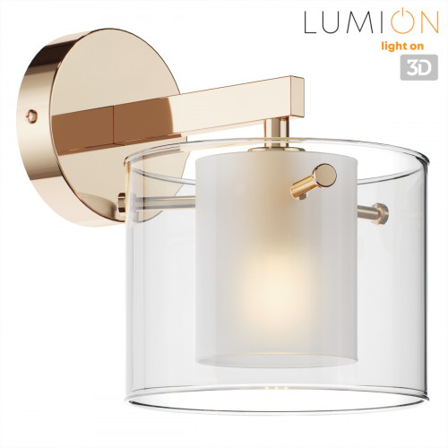 Светильник настенный 6587/1W Lumion Золото, прозрачный