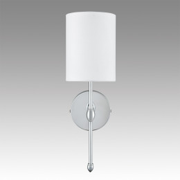 6589/1W CLASSI LN25 60 хром/белый, металл/текстиль Бра E14 1*40W 220V LATTI