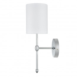 6589/1W CLASSI LN25 60 хром/белый, металл/текстиль Бра E14 1*40W 220V LATTI