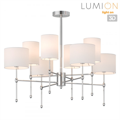 Люстра 6589/8C Lumion Хром, белый