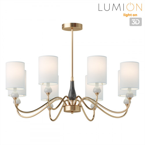 Люстра 6590/8 Lumion Латунь, мятный, зеленый