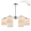 Люстра 6591/6 Lumion Хром, белый