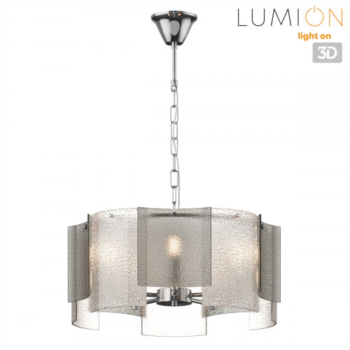 Люстра 6594/5 Lumion Хром, серый, прозрачный