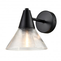 Светильник настенный 6595/1W Lumion Черный, прозрачный