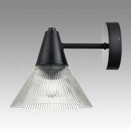 Светильник настенный 6595/1W Lumion Черный, прозрачный