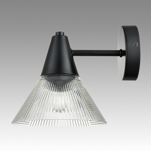 Светильник настенный 6595/1W Lumion Черный, прозрачный