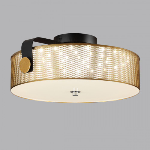 Светильник потолочный 6597/40L Lumion Черный, античная латунь