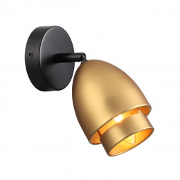 Светильник настенный 8001/1W Lumion Античное золото, черный