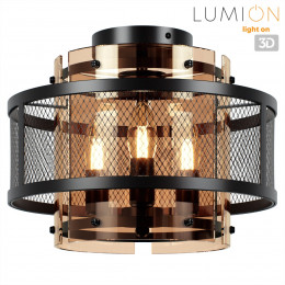 Светильник потолочный 8007/3C Lumion Черный, золотой