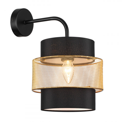 Светильник настенный 8003/1W Lumion Черный, золотой