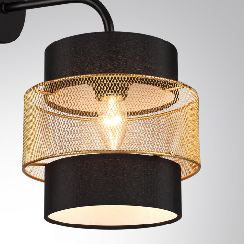 Светильник настенный 8003/1W Lumion Черный, золотой