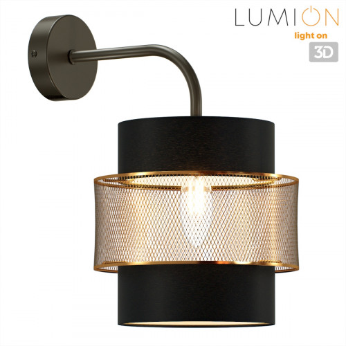 Светильник настенный 8003/1W Lumion Черный, золотой
