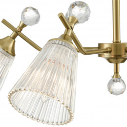 Люстра 8046/6C Lumion Латунь, прозрачный
