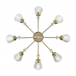 Люстра 8046/8C Lumion Латунь, прозрачный