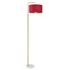 Торшер 8073/1F Lumion Золото, бордовый