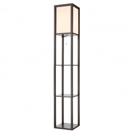 Торшер 8090/1F Lumion Кофейный, белый