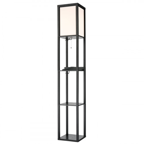 Торшер 8093/1F Lumion Черный, белый
