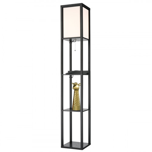 Торшер 8093/1F Lumion Черный, белый