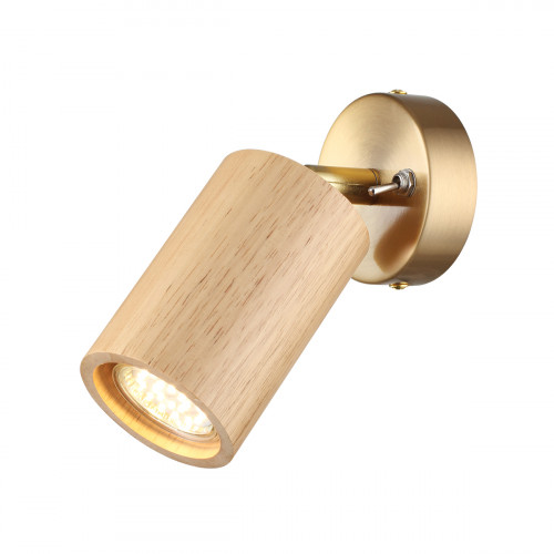 Светильник настенный 7061/1W Odeon Light Светлое дерево/бронзовый