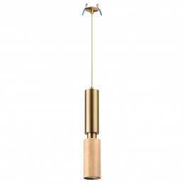 Светильник подвесной 7061/1A Odeon Light Светлое дерево/бронзовый