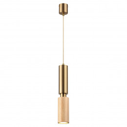 Светильник подвесной 7061/1A Odeon Light Светлое дерево/бронзовый