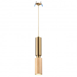 Светильник подвесной 7061/1A Odeon Light Светлое дерево/бронзовый