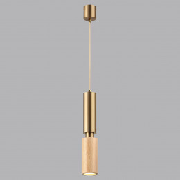 Светильник подвесной 7061/1A Odeon Light Светлое дерево/бронзовый