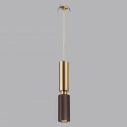 Светильник подвесной 7062/1A Odeon Light Темное дерево/бронзовый