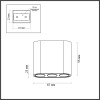 Светильник потолочный 7092/8CL Odeon Light Черный