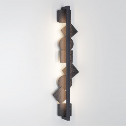 Светильник настенный 6692/12WL Odeon Light Exclusive Черный ice crack