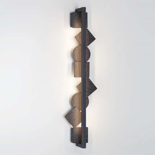 Светильник настенный 6692/12WL Odeon Light Exclusive Черный ice crack