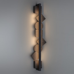 Светильник настенный 6692/12WL Odeon Light Exclusive Черный ice crack