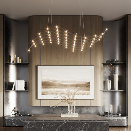 Светильник подвесной 7057/45L Odeon Light Нержавеющая сталь