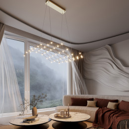 Светильник подвесной 7058/45L Odeon Light Золотой