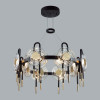 5407/92L MODERN ODL_EX25 135 черный/золото/металл/стекло Люстра LED 92W 3000K 8990Лм MAGNET