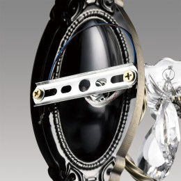 Светильник настенный 8190/1W Lumion Металл, хрусталь