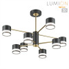 Люстра 8240/8C Lumion Черный, латунь