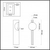 Светильник настенный 7096/3WL Odeon Light Бронзовый
