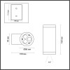 Светильник настенный 7071/7WL Odeon Light Черный