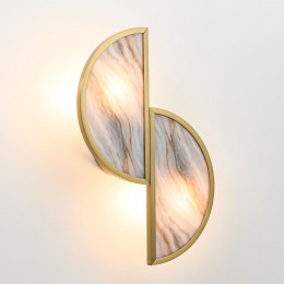 Светильник настенный 5448/2W Odeon Light Exclusive Бронзовый/серый с прожилками