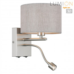 Светильник настенный 8251/2W Lumion Никель, серый